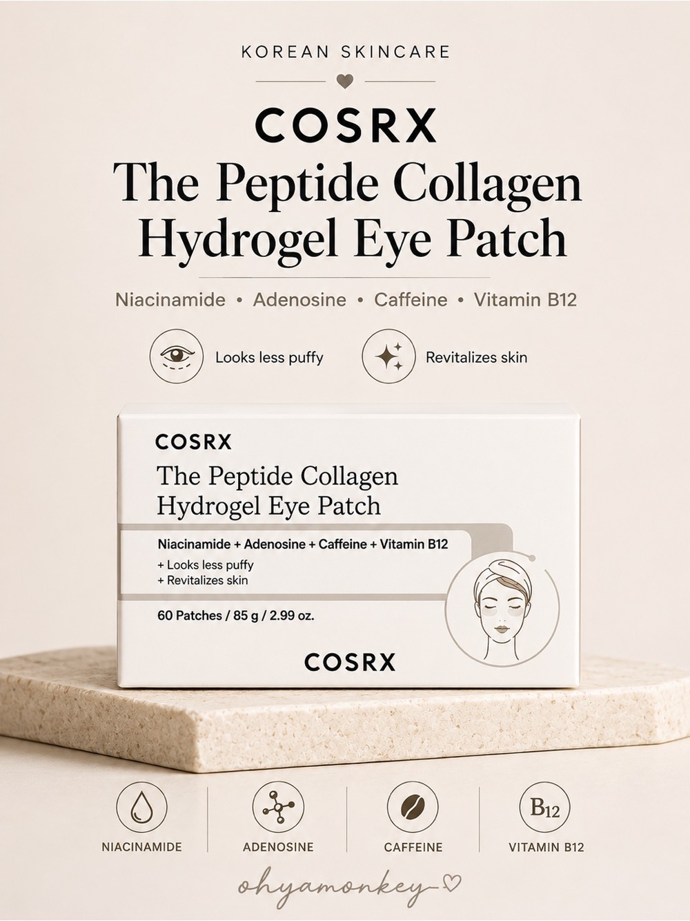 COSRX The Peptide Collagen Hydrogel Eye Patch